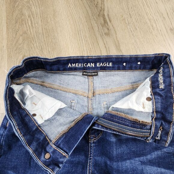 American Eagle Curvy Hi-Rise Shortie Size 8 - Picture 7 of 8